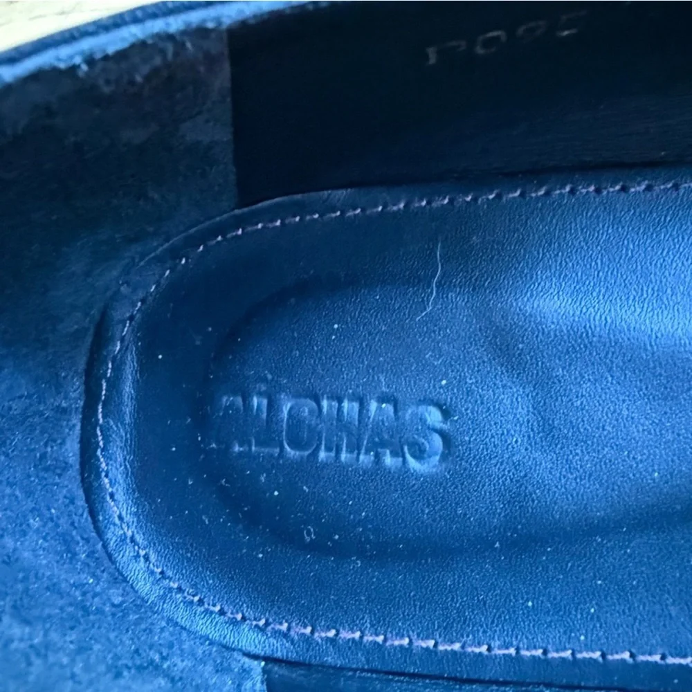 Alohas Sway Black Leather Ballet Flats - Picture 7 of 8